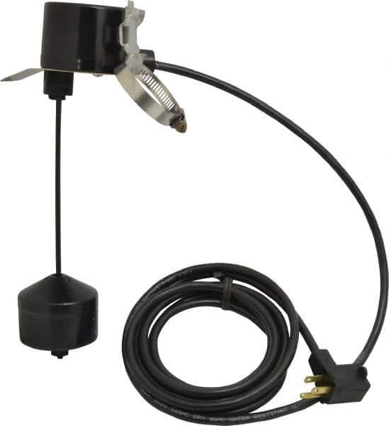 Little Giant Pumps - 115/230 AC Volt, Piggyback Vertical Mechanical Float Switch, Sump, Sew and Eff, Float Switch - 10 Ft. Cord Length, 1/5 HP, PVC, 13 Amperage Rating, For Use with Universal - Best Tool & Supply