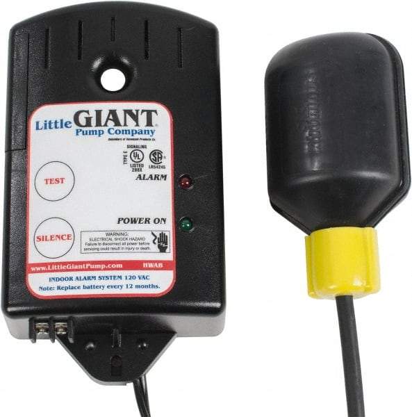 Little Giant Pumps - High-Water Alarms Voltage: 115V Material: Corrrosion-resistant plastic - Best Tool & Supply