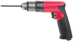 Sioux Tools - 1/4" Keyed Chuck - Pistol Grip Handle, 4,000 RPM, 11.8 LPS, 25 CFM, 0.6 hp - Best Tool & Supply