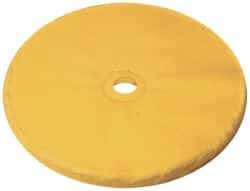 Osborn - 8" Diam x 1/4" Thick Unmounted Buffing Wheel - 30 Ply, Loose Sewn, 1" Arbor Hole, Soft Density, Soft Grade - Best Tool & Supply