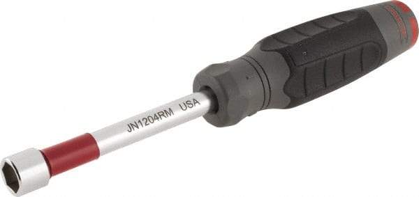 Proto - 12mm Hollow Shaft Nutdriver - Ergonomic Handle, 9-1/4" OAL - Best Tool & Supply