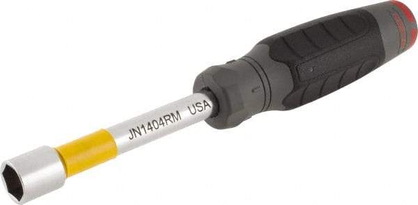 Proto - 14mm Hollow Shaft Nutdriver - Ergonomic Handle, 9-1/4" OAL - Best Tool & Supply