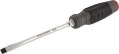 Slotted Screwdriver: 5/16″ Width, 10-1/2″ OAL, 6″ Blade Length 152mm Blade Length, Round Shank, Ergonomic Handle