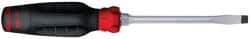 Proto - 210mm OAL Keystone Slotted Screwdriver - 102mm Blade Length, Round Shank, Ergonomic Handle - Best Tool & Supply