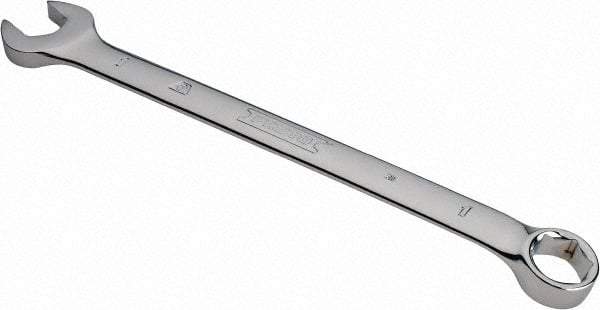 Proto - 1" 6 Point Combination Wrench - 15° Head Angle, 14-5/64" OAL, Steel, Chrome Finish - Best Tool & Supply