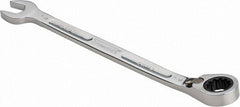 Combination Wrench: 6-29/64'' OAL, Steel, Chrome-Plated