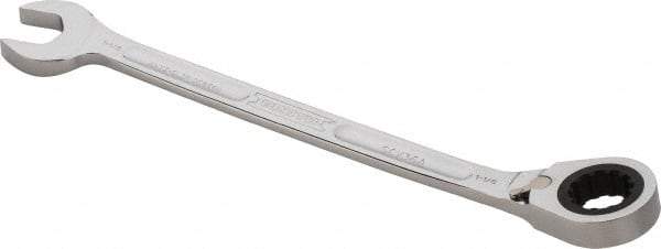 Proto - 1-1/8" 12 Point Combination Wrench - 15° Head Angle, 15-7/8" OAL, Steel, Chrome Finish - Best Tool & Supply