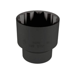 Proto - 1-7/16", 1/2" Drive, Standard Hand Socket - 12 Points, 2-1/8" OAL, Alloy Steel, Black Finish - Best Tool & Supply