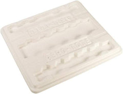 Remco - White Polyethylene Lid for Aero Tote - 37-1/4" Wide x 41-1/4" Long - Best Tool & Supply