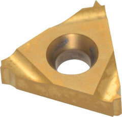 Hertel - 16IR Internal Right Hand 20 UN Laydown Threading Insert - Grade HG630TR, TiC/TiN Coated Carbide - Best Tool & Supply