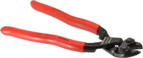 Knipex - 8" OAL, Bolt Cutter - 18mm Jaw Length x 33mm Jaw Width, 20° Angled Head, Ergo Dual Component Handle - Best Tool & Supply