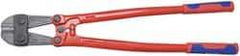 Knipex - 24" OAL, 35mm Jaw Length x 80.5mm Jaw Width, Bolt Cutter Pliers - Standard Head, Steel Tube, Power-Coated Handles - Best Tool & Supply