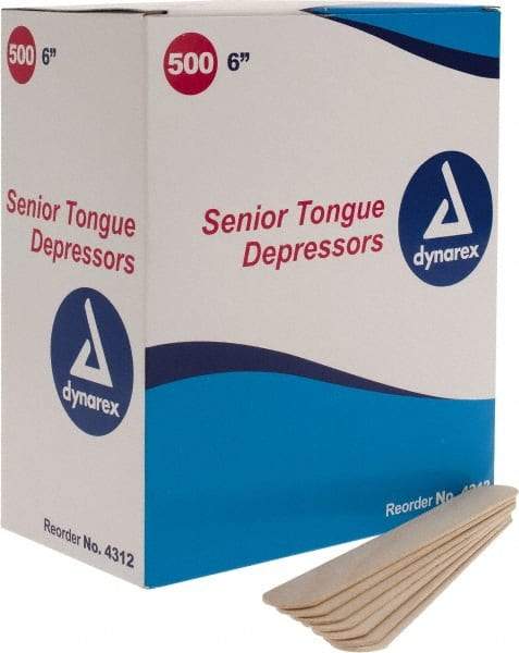 Medique - Tongue Depressor - 6 Inches Long x 3/4 Inches Wide - Best Tool & Supply