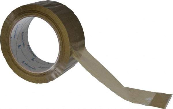 Intertape - 2" x 110 Yd Natural (Color) Rubber Adhesive Sealing Tape - Polypropylene Film Backing, 1.85 mil Thick, 27 Lb Tensile Strength, Series 7100 - Best Tool & Supply