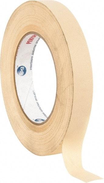 Intertape - 3/4" Wide x 60 Yd Long Tan Paper Masking Tape - Series PG21, 7.3 mil Thick, 26 In/Lb Tensile Strength - Best Tool & Supply