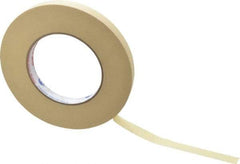 Intertape - 1/2" Wide x 60 Yd Long Tan Paper Masking Tape - Series PG21, 7.3 mil Thick, 26 In/Lb Tensile Strength - Best Tool & Supply