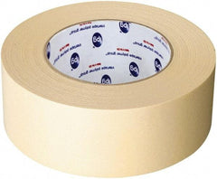 Intertape - 2" Wide x 60 Yd Long Tan Paper Masking Tape - Series 519, 6 mil Thick, 23 In/Lb Tensile Strength - Best Tool & Supply