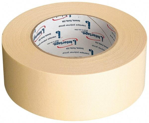 Intertape - 3" Wide x 60 Yd Long Tan Paper Masking Tape - Series 513, 5 mil Thick, 19 In/Lb Tensile Strength - Best Tool & Supply