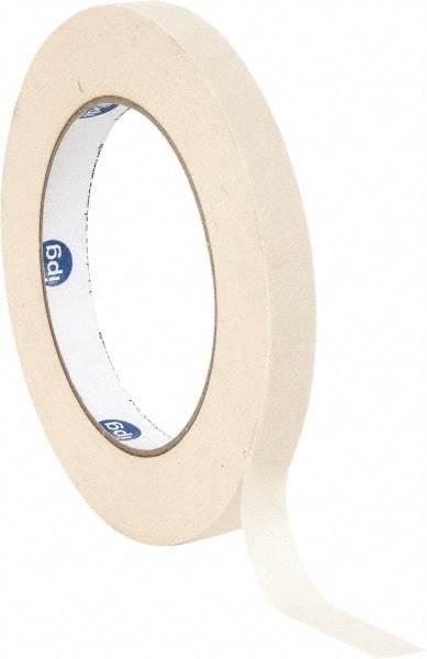 Intertape - 1/2" Wide x 60 Yd Long White Paper Masking Tape - Series 513, 5 mil Thick, 19 In/Lb Tensile Strength - Best Tool & Supply