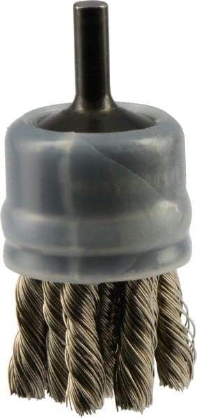 Osborn - 1" Brush Diam, Knotted, End Brush - 20,000 Max RPM - Best Tool & Supply