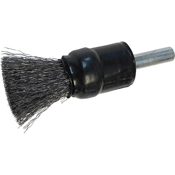 Osborn - 1/2" Diam Steel Bridled Crimped End Brush - Best Tool & Supply