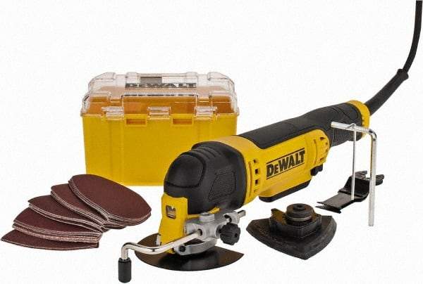 DeWALT - 120 Volt, Electric Multi Tool Kit - 22,000 RPM, 3 Amps - Best Tool & Supply