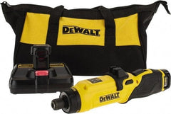 DeWALT - 8 Volts, Lithium-Ion Battery, Swivel Handle Cordless Screwdriver - 430 RPM, 23 Inch/Lbs. Torque - Best Tool & Supply