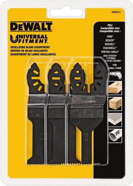 DeWALT - Oscilating Rotary Tool Accessory Kit - UNIVERSAL FITMENT, For Use on All Major Brands (no Adapter Required) - Best Tool & Supply