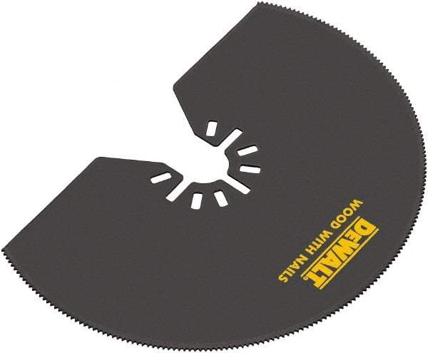 DeWALT - Semicircle Rotary Tool Blade - UNIVERSAL FITMENT, For Use on All Major Brands (no Adapter Required) - Best Tool & Supply