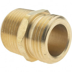 Value Collection - 3/4 x 3/4 Garden Hose Adapter - Brass, Male Hose to Male Pipe Connector - Best Tool & Supply