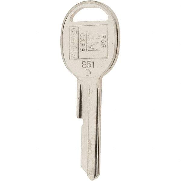 Value Collection - GM Key Blank - Nickel - Best Tool & Supply