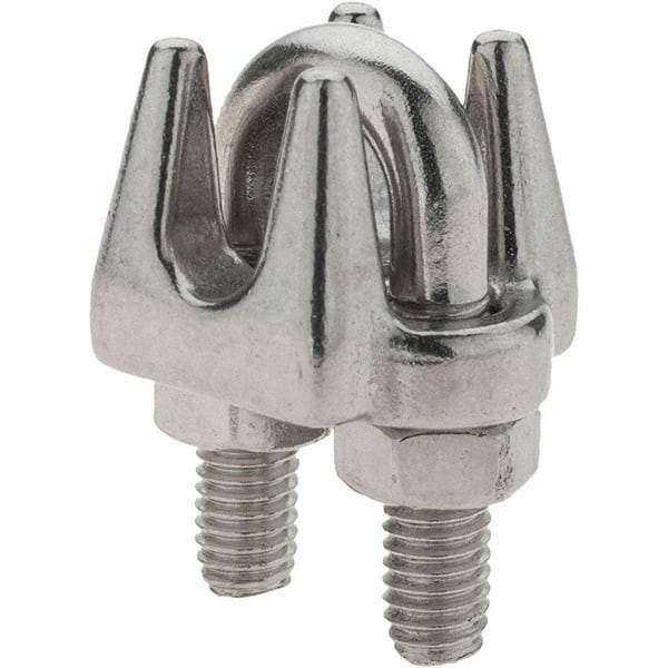 Value Collection - 1/4" Wire Rope Clips - Stainless Steel - Best Tool & Supply