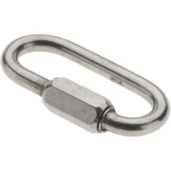 Value Collection - Stainless Steel Quick Link - 3/16" Diameter, 800 Lb Load Limit - Best Tool & Supply