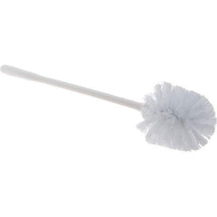 Value Collection - Toilet Bowl Brush - Synthetic, Plastic Handle, White - Best Tool & Supply