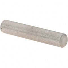 Value Collection - 3/16" Diam x 1" Pin Length Grade 8 Alloy Steel Standard Dowel Pin - C 50-58 Hardness, 7,200 Lb Breaking Strength, 1 Beveled & 1 Rounded End - Best Tool & Supply