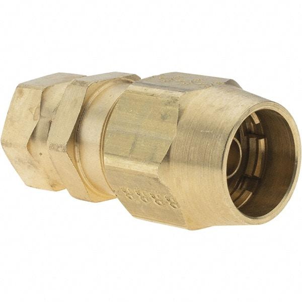 Parker - 3/4-20 Straight Thread, Reusable Hose Female Swivel Fitting - 3/8" Hose ID - Best Tool & Supply