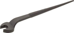 Proto - 11/16" Standard Spud Handle Open End Wrench - 12" OAL, Single End, Black Finish - Best Tool & Supply