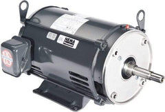 US Motors - 10 hp, ODP Enclosure, No Thermal Protection, 3,500 RPM, 208-230/460 Volt, 60 Hz, Three Phase Energy Efficient Motor - Size 213 Frame, Rigid Mount, 1 Speed, Ball Bearings, 27.5-25.3/12.6 Full Load Amps, F Class Insulation, CCW Lead End - Best Tool & Supply