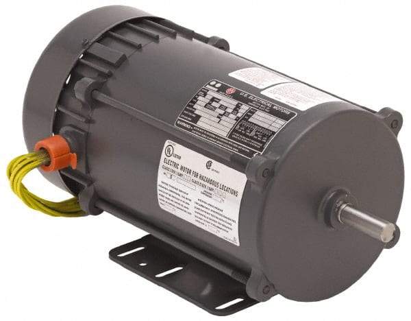 US Motors - 3/4 hp, Auto Thermal Protection, 3,450 RPM, 115/208-230 Volt, Single Phase Motor - Size 56C Frame, C-Face with Base & C-Face without Base Mount, Ball Bearings, 9.8/4.9-4.9 Full Load Amps, B Class Insulation - Best Tool & Supply