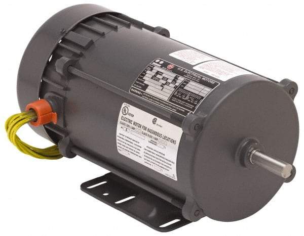 US Motors - 3/4 hp, Auto Thermal Protection, 3,450 RPM, 115/208-230 Volt, Single Phase Motor - Size 56 Frame, C-Face with Base & C-Face without Base Mount, Ball Bearings, 9.8/4.9-4.9 Full Load Amps, B Class Insulation - Best Tool & Supply