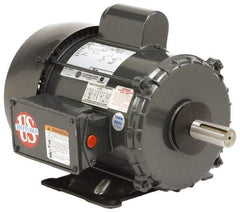 US Motors - 1/3 hp, TEFC Enclosure, 1,725 RPM, 115/230 Volt, 60 Hz, Industrial Electric AC/DC Motor - Size 56 Frame, 1 Speed, Ball Bearings, B Class Insulation, Reversible - Best Tool & Supply