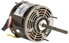 US Motors - 3/4 hp, OAO Enclosure, Auto Thermal Protection, 1,075 RPM, 208-230 Volt, 60 Hz, Industrial Electric AC/DC Motor - Size 48 Frame, Hub Mount, 5 Speed, Ball Bearings, 4.6 Full Load Amps, B Class Insulation, CCW Lead End - Best Tool & Supply