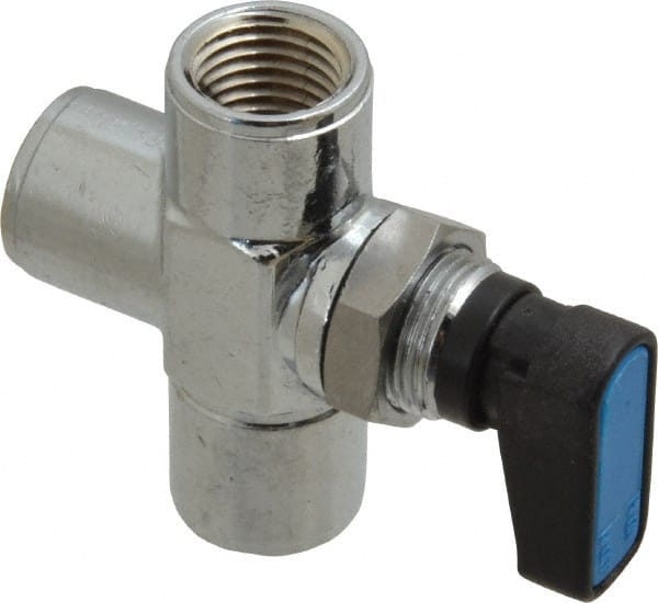 Aignep USA - 1/4" Pipe, Full Port, Brass Standard Ball Valve - Best Tool & Supply