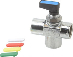 Aignep USA - 3/8" Pipe, Full Port, Brass Standard Ball Valve - Best Tool & Supply