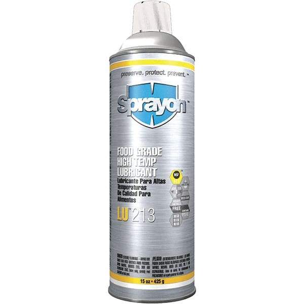 Sprayon - 20 oz Aerosol Spray Lubricant - 12°F to 635°F, Food Grade - Best Tool & Supply