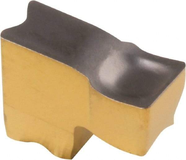 Iscar - 3PTNF Grade IC808, 3mm Cutting Width Carbide Grooving Insert - Neutral, 0.3mm Corner Radius, TiN/TiAlN Finish - Best Tool & Supply