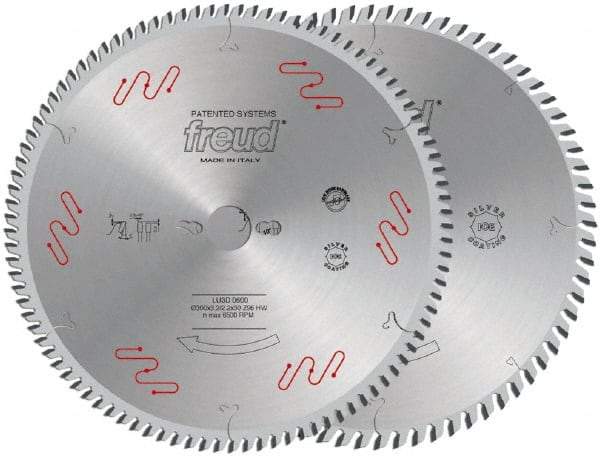 Freud - 300mm Diam, 30mm Arbor Hole Diam, 72 Tooth Wet & Dry Cut Saw Blade - Carbide-Tipped, Standard Round Arbor - Best Tool & Supply