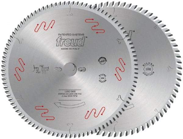 Freud - 250mm Diam, 30mm Arbor Hole Diam, 80 Tooth Wet & Dry Cut Saw Blade - Carbide-Tipped, Standard Round Arbor - Best Tool & Supply