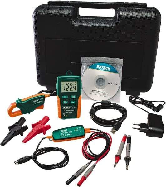 Extech - 600 VAC Max Voltage, Voltage Tester - LCD Display, AAA Power Supply - Best Tool & Supply