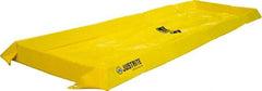 Justrite - 40 Gal Low Wall Berm - 4" High x 2' Wide x 8" Long - Best Tool & Supply